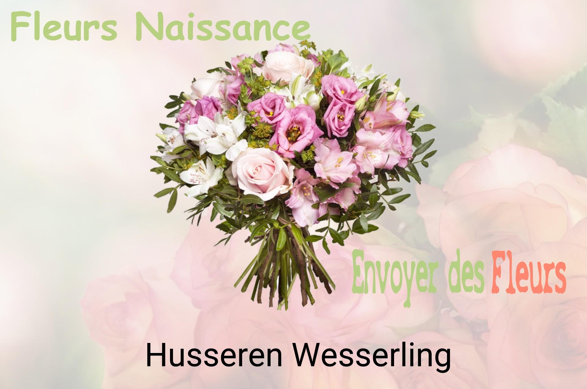 Bouquet de fleurs de naissance livré à Husseren-Wesserling